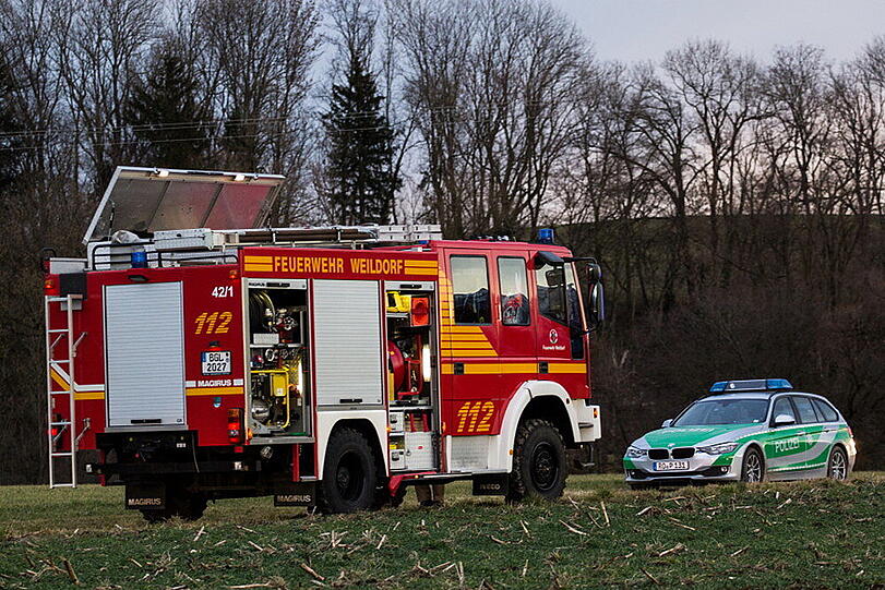 Bei Sillersdorf hat sich ein betrunkener Mann mit seinem Audi überschlagen. Die Bilder von der Unfallstelle.