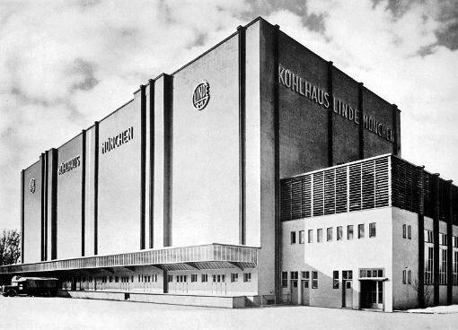 Linde ist ein Konzern mit großer Tradition in München: hier das Kühlhaus des Unternehmens im Jahr 1938.