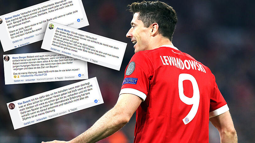 Streitbare Personalie: Soll Robert Lewandowski gehen oder bleiben?