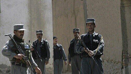 Polizei ist in Kabul überall präsent Polizei ist in Kabul überall präsent