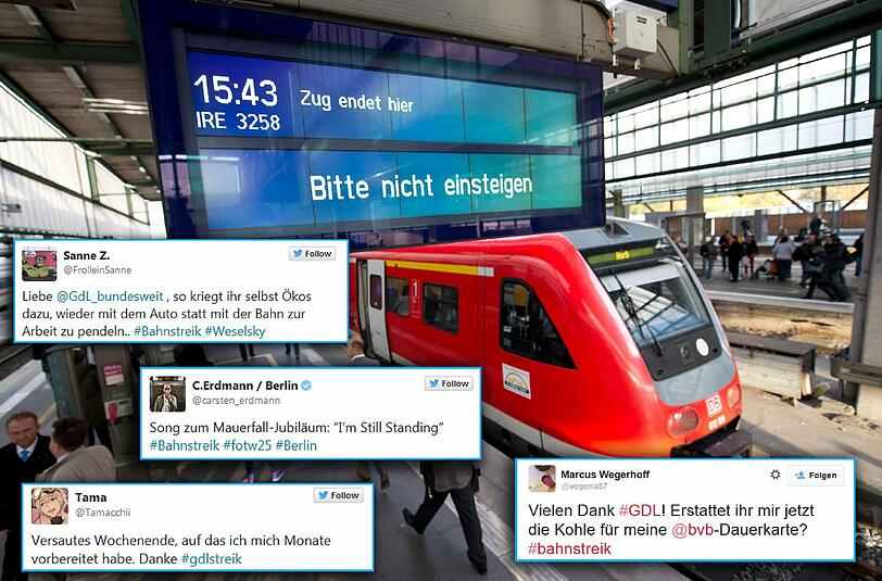 Wieder Streik bei der GDL: Die Lokführer legen ab Mittwoch die Arbeit nieder. Die Bahnkunden sind sauer.