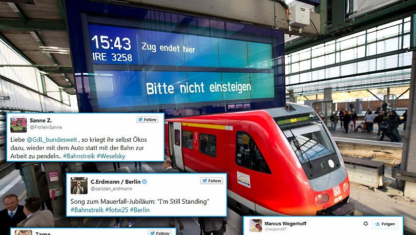 Wieder Streik bei der GDL: Die Lokführer legen ab Mittwoch die Arbeit nieder. Die Bahnkunden sind sauer. Wieder Streik bei der GDL: Die Lokführer legen ab Mittwoch die Arbeit nieder. Die Bahnkunden sind sauer.