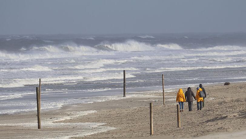 An der Nordsee wird es stürmisch. (Archivbild)