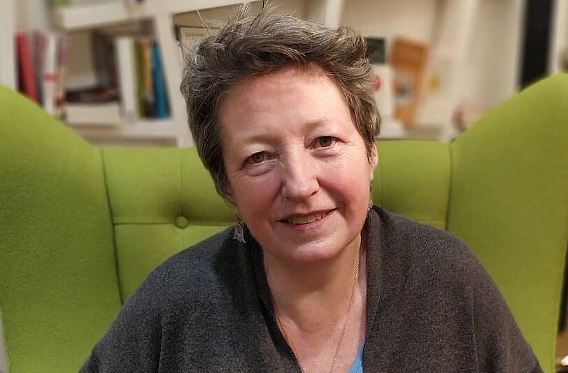 Vera Kahl, die Inhaberin von Blattgold Literatur