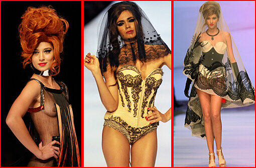So sexy ist die neue Gaultier-Kollektion: Auf dem Laufsteg in Kolumbien präsentierten die Models wenig Stoff und ganz viel Haut - die Bilder der Exposhow in Cali.