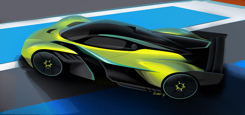 Der Aston Martin Valkyrie AMR Pro ist ein reinrassiger Supersportler für die Rennstrecke.