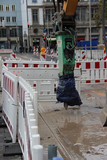 So sieht's seit Mittwoch am Münchner Hauptbahnhof aus: Baustelle soweit das Auge reicht
