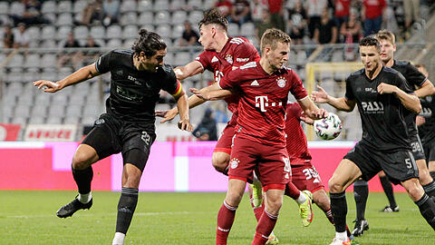 Der Bayern-Reserve gelang gegen Aschaffenburg nur ein 2:2.