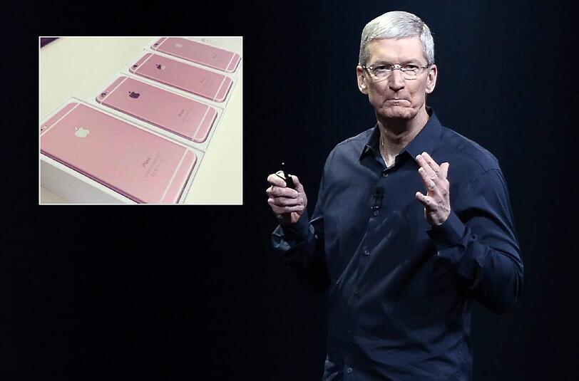 Die Apple-Anhänger sind gespannt: Stellt Tim Cook bei der Präsentation am 9. September ein pinkes iPhone vor?
