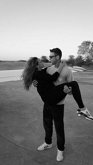 Liebes-Volltreffer: Mandy Capristo und Mesut Özil.