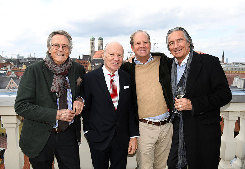 Lothar Strohdach, Detlev Freiherr von Wangenheim, Baron Andreas von Maltzann und Dr. Urs Brunner