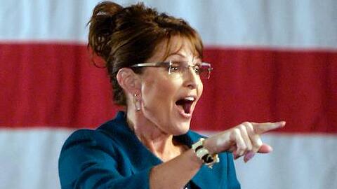 Lebensfroh und eher unbedarft: Sarah Palin, die Vize-Kandidatin von John McCain.