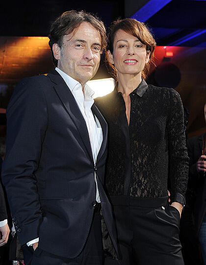 "Zeit"-Chefredakteur Giovanni di Lorenzo (56) und die Moderatorin Sabrina Staubitz (47)