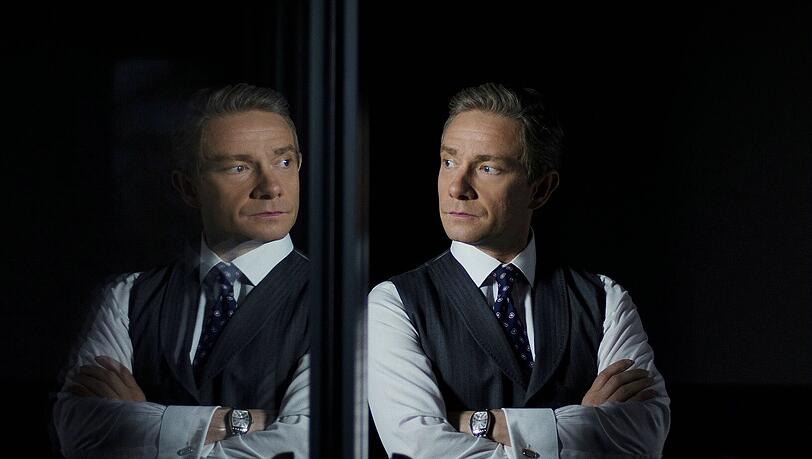 Der arrogante Geschäftsmann, wunderbar snobistisch gespielt von Martin Freeman. Der arrogante Geschäftsmann, wunderbar snobistisch gespielt von Martin Freeman.