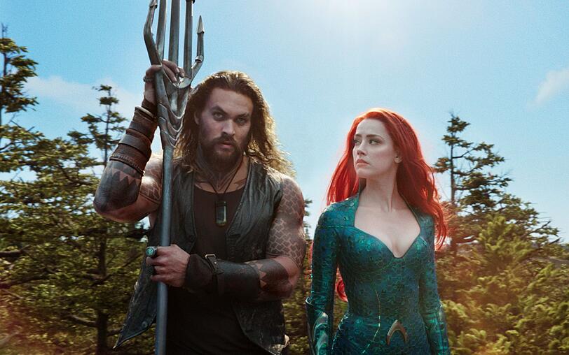 Aquaman (Jason Momoa) und Mera (Amber Heard) m&uuml;ssen Orm aufhalten.