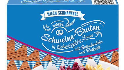 Wo gibt's denn das auf der Wiesn? Das angebliche "Wiesn Schmankerl" namens "Schweine-Braten in Schwarzbier-Sauce mit Spiralnudeln." Wo gibt's denn das auf der Wiesn? Das angebliche "Wiesn Schmankerl" namens "Schweine-Braten in Schwarzbier-Sauce mit Spiralnudeln."