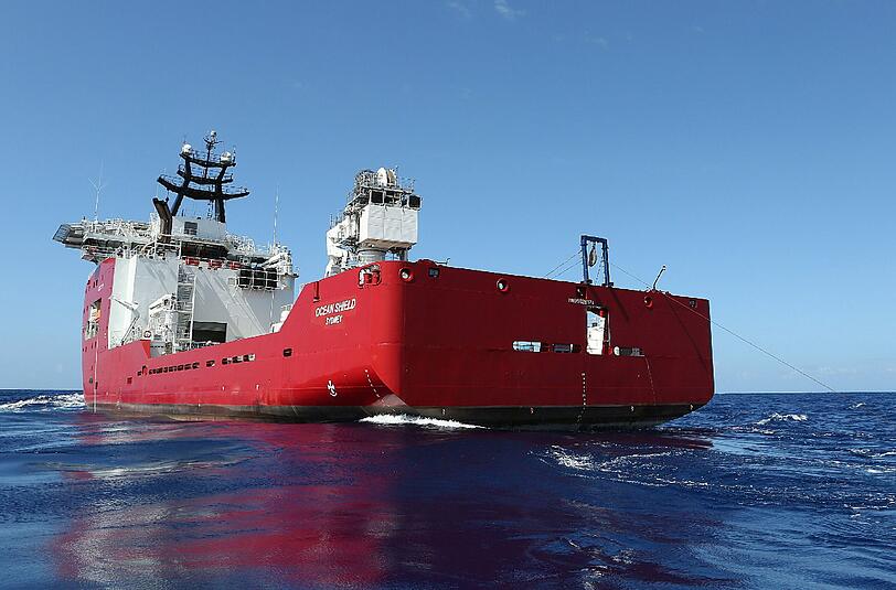 Die "Ocean Shield" hat wieder ein Signal empfangen. Doch es wird immer schwächer.