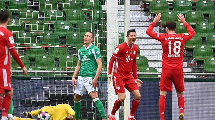 Auf Rekordjagd: Bayern-Stürmer Robert Lewandowski.