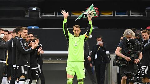 Manuel Neuer absolvierte sein 100. Länderspiel.