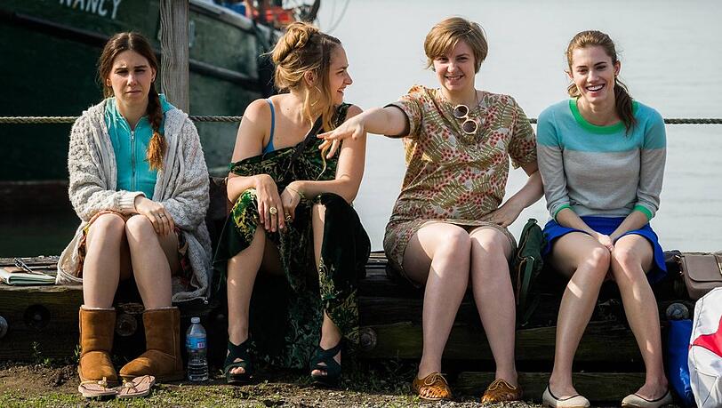 Zosia Mamet, Jemima Kirke, Lena Dunham und Allison Williams (v.l.) in "Girls". Zosia Mamet, Jemima Kirke, Lena Dunham und Allison Williams (v.l.) in "Girls".