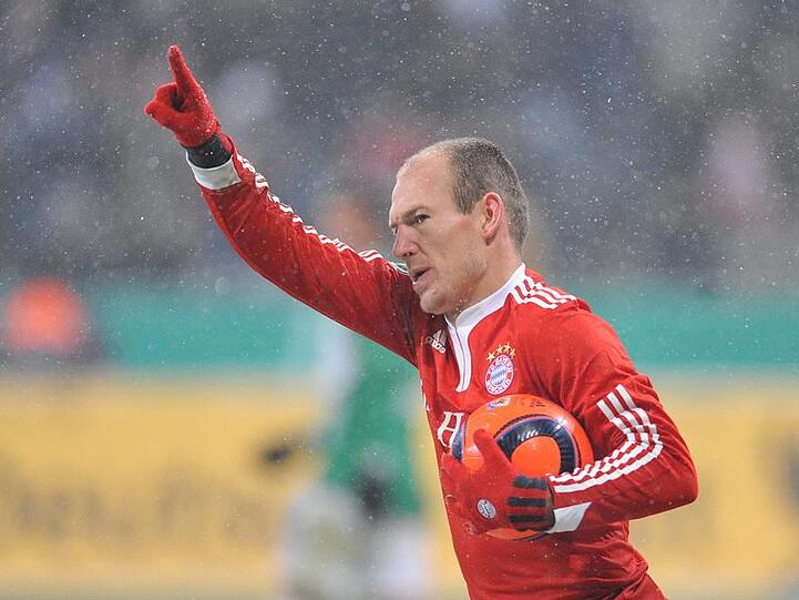 Arjen Robben, der zuletzt beim 6:2 im DFB-Pokal gegen Greuther Fürth einen Elfmeter verwandelte, ist einer der Schlüsselspieler für die Partie gegen Dortmund.