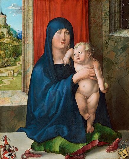 Nie war Albrecht Dürer italienischer: Die 1498 entstandene Haller-Madonna, eine Leihgabe aus Washington.
