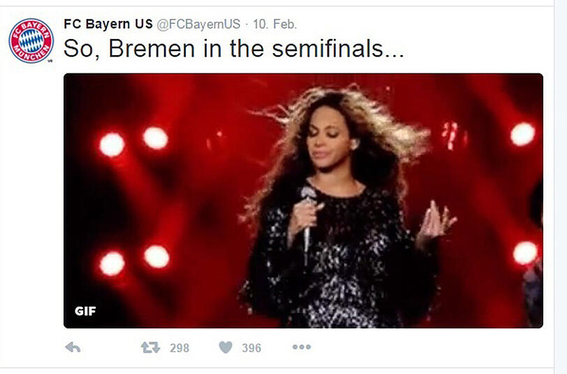 Dieses Bild, gepostet von der FC Bayern Social Media Abteilung, sorgte für Aufregung bei Twitter.