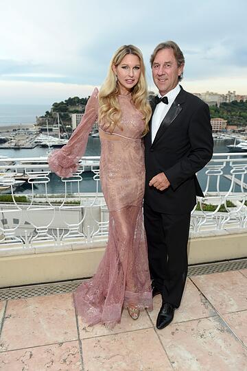 Ralph Piller mit seiner Frau Sabine bei der "Sheba Medical Center Summer Night Charity Gala" im Hotel Hermitage Monte Carlo.