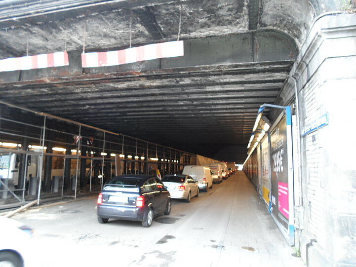 Baustelle Paul-Heyse-Tunnel: Der Blick in die dreckige Röhre