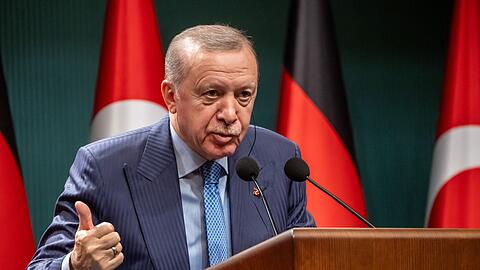 Erdogan widersprach Merz deutlich, als es um den Gaza-Krieg ging.
