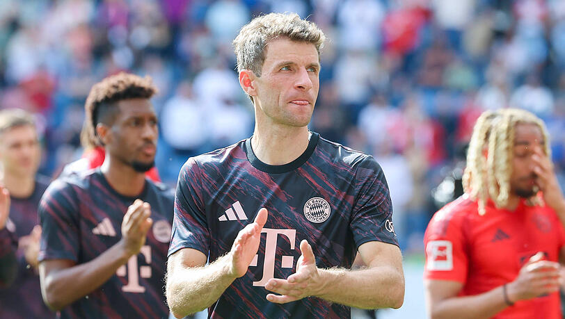 Geht mit dem FC Bayern auf seine letzte Reise: Thomas Müller. Geht mit dem FC Bayern auf seine letzte Reise: Thomas Müller.