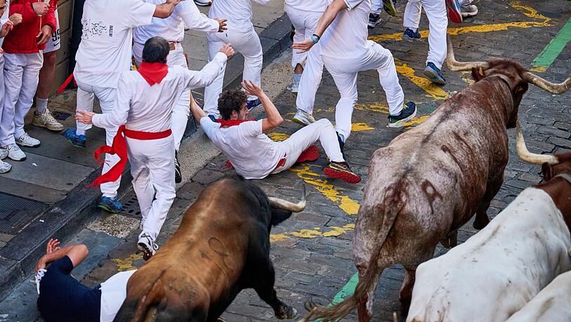 Die "Sanfermines" sind dem Stadtheiligen San Fermín gewidmet.
