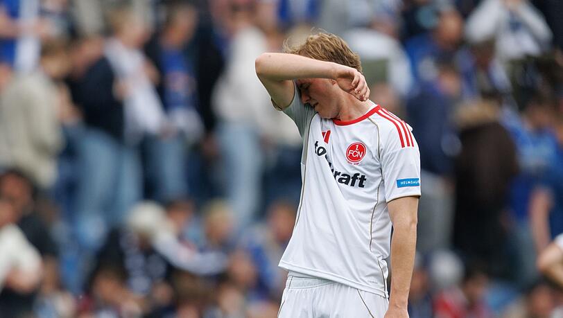 N&uuml;rnbergs Eric Porstner nach dem Remis in Bielefeld.