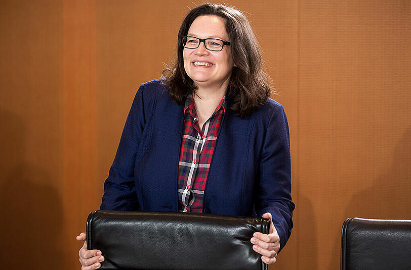 Andrea Nahles will die Rentenlücke schließen.