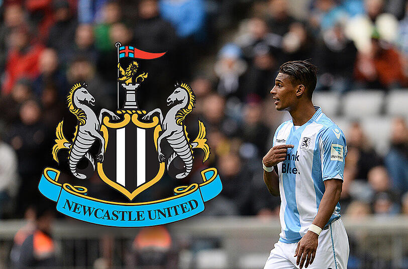 Geht es für Löwen-Stürmer Rubin Okotie auf die Insel? Einem Medienbericht zufolge zeigt der Premier League-Klub Newcastle United Interesse am Österreicher.