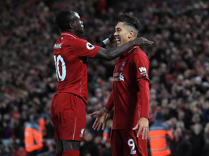 Roberto Firmino traf dreifach gegen den FC Arsenal.