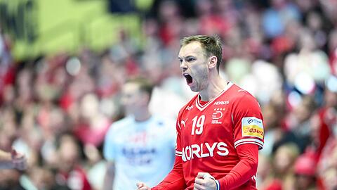 Dirigiert Mathias Gidsel die D&auml;nen zum ersten EM-Titel seit 14 Jahren? (Archivbild)