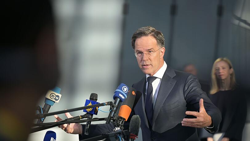 Rutte spricht von der Nato 3.0. Dazu gehört eine stärkere Rolle Europas in dem Verteidigungsbündnis. Rutte spricht von der Nato 3.0. Dazu gehört eine stärkere Rolle Europas in dem Verteidigungsbündnis.