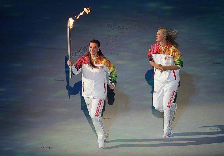 Weitere Bilder von der Eröffnungsfeier der Olympischen Spiele in Sotschi.
