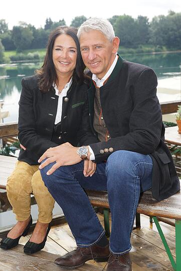 Weitere Bilder von der Able-Vorstellung in ihrem Biergarten am Lerchenauer See.