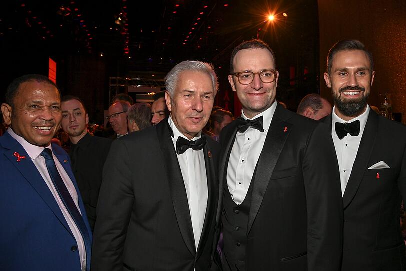 Klaus Wowereit mit Jens Spahn und Daniel Funke