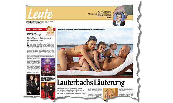 Modell der neuen AZ-Leuteseite