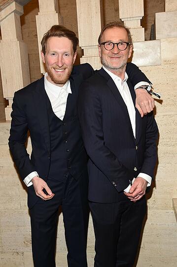 Peter Lohmeyer mit Sohn Louis Klamroth