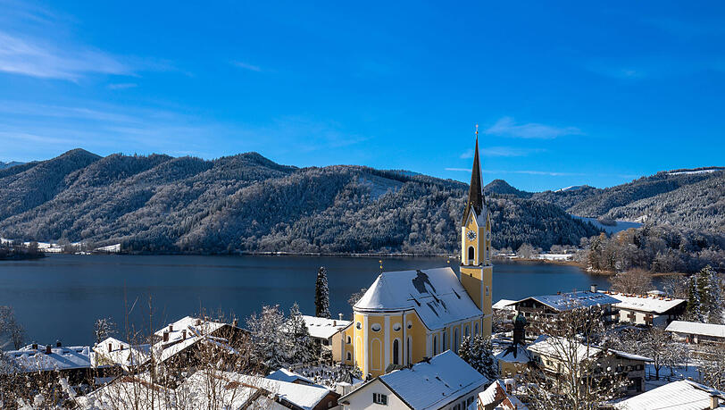Der Ort Schliersee im Landkreis Miesbach.