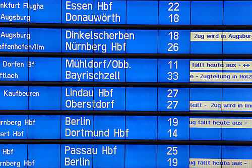 Ausgefallen oder verspätet: Auf die Bahn ist in den winterlichen Monaten nicht immer Verlass