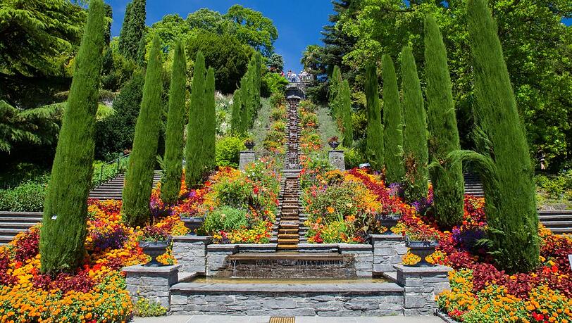 Die Insel Mainau ist im Fr&uuml;hling und dar&uuml;ber hinaus bekannt als bl&uuml;hendes Blumenparadies.