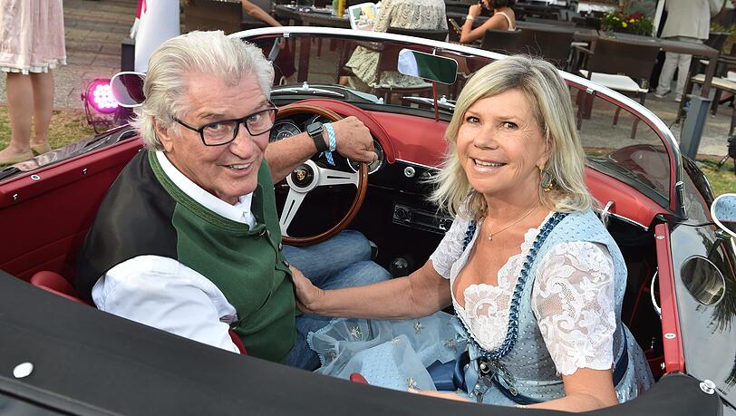 Marianne und Michael Hartl am Wochenende beim Charity-Golf-Turnier der Eagles.
