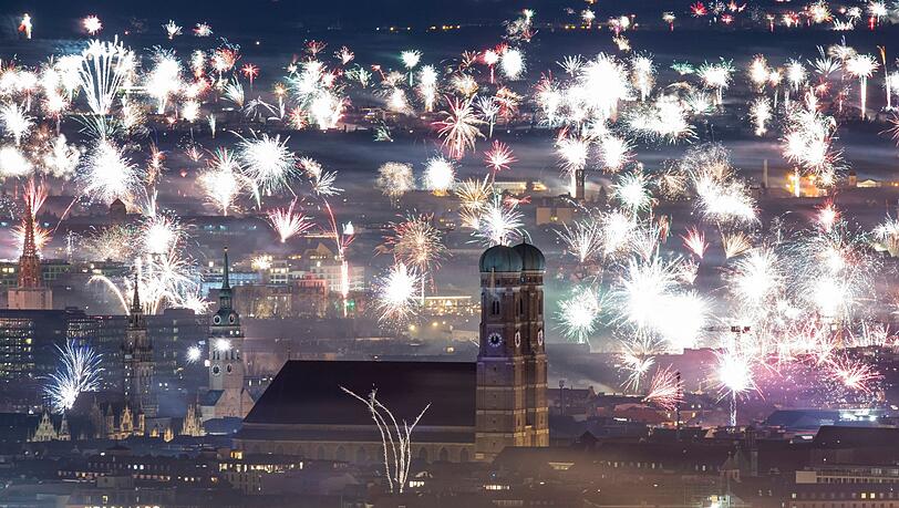 Nicht überall darf in der Silvesternacht in München Feuerwerk gezündet werden.