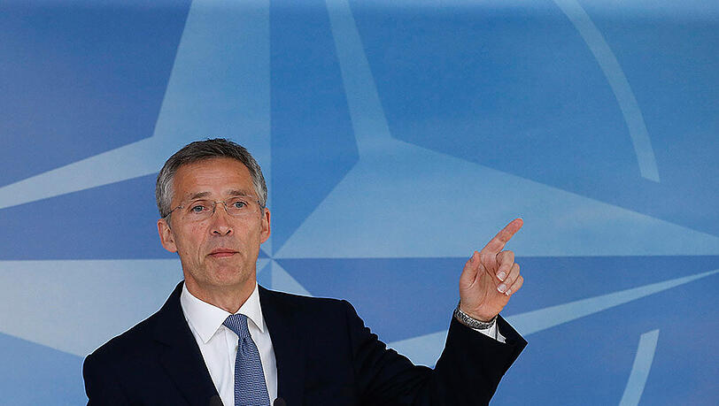 Nato-Generalsekretär Jens Stoltenberg in Brüssel. Nato-Generalsekretär Jens Stoltenberg in Brüssel.