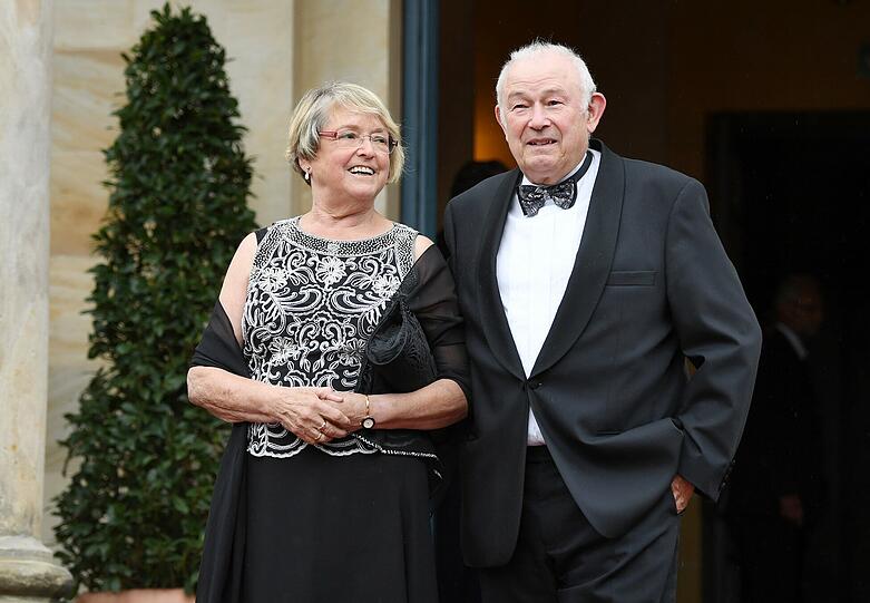 Der frühere bayerische Ministerpräsident Günther Beckstein (CSU) und seine Frau Marga